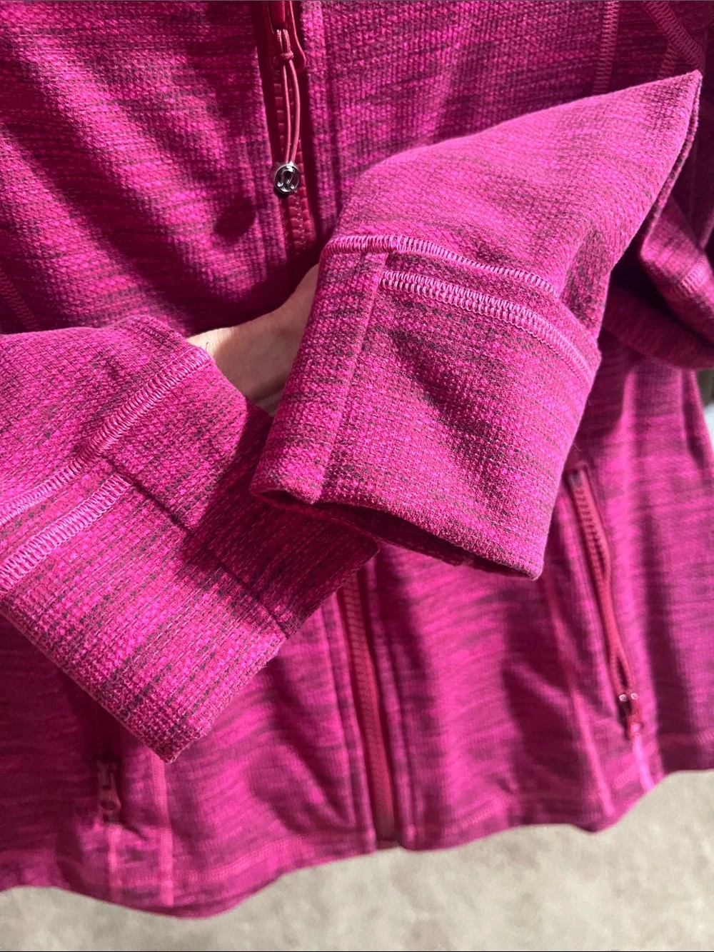 lululemon athletica Women's Hot Pink Full-Zip Utility Jacket